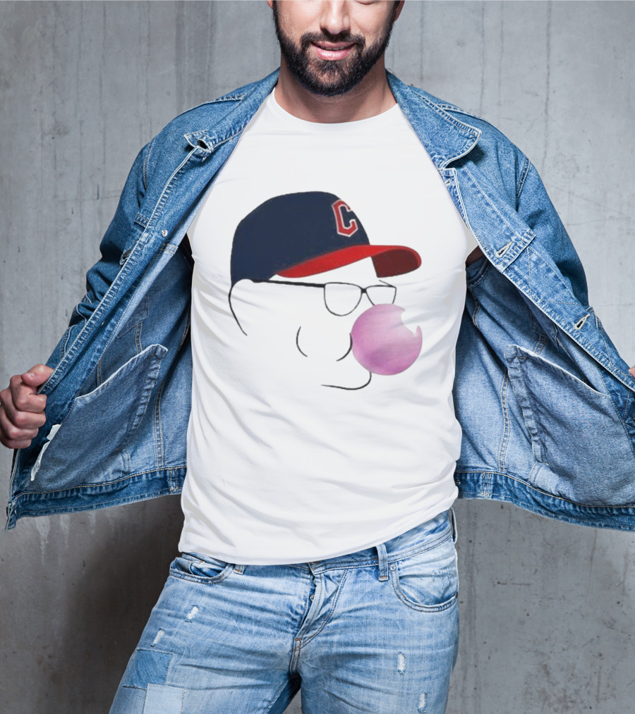 Cleveland Guardians Tito Bubblegum Baseball Hat T-Shirt