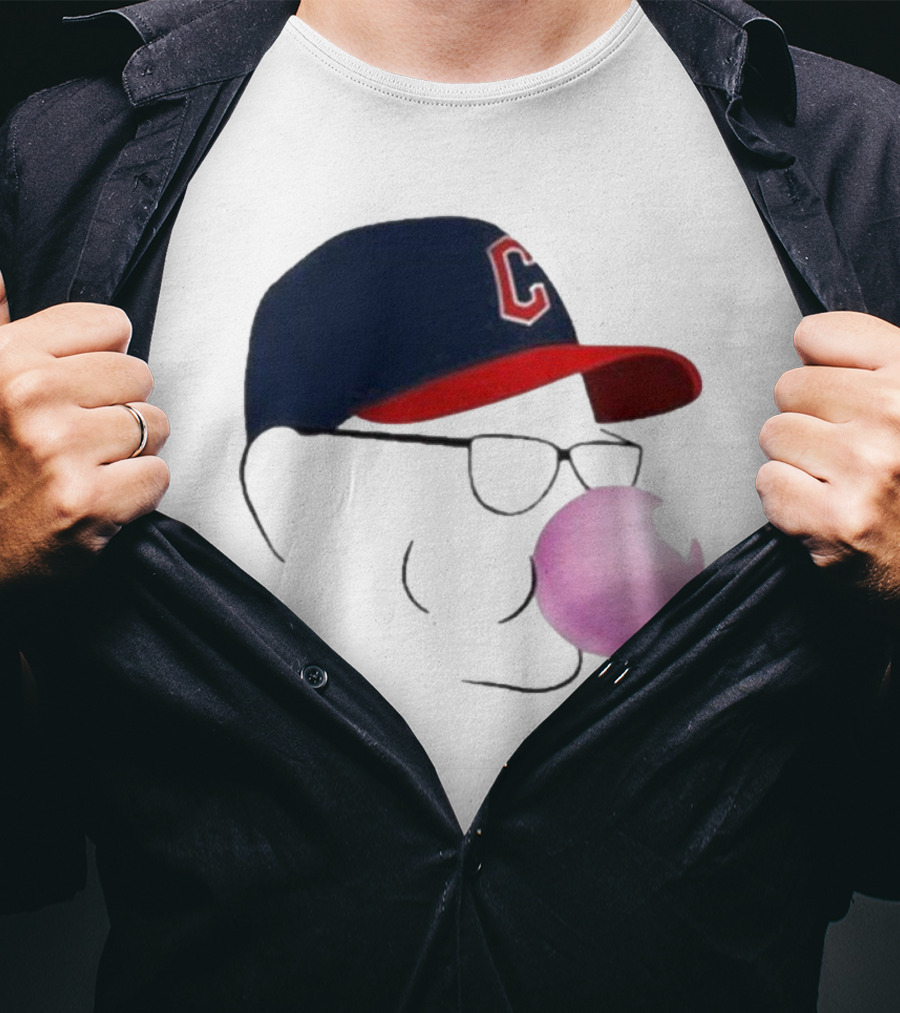 Cleveland Guardians Tito Bubblegum Baseball Hat T-Shirt