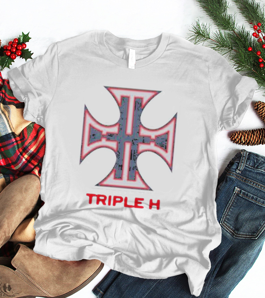 Triple H Iron Cross Emblem T-Shirt