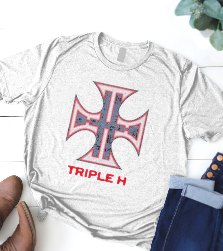 Triple H Iron Cross Emblem T-Shirt