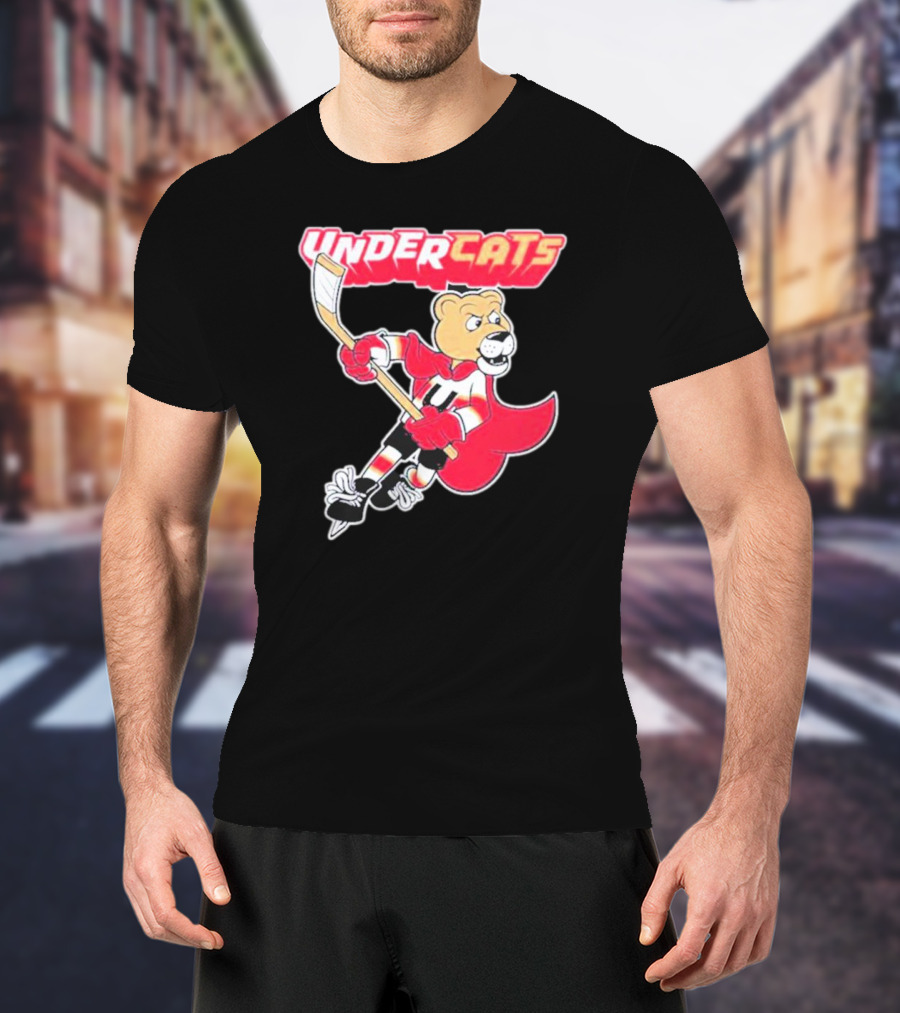 Undercats Florida Panthers Cartoon Hockey Character T-Shirt