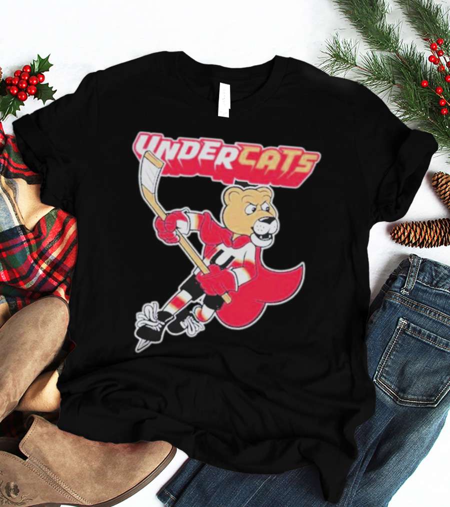 Undercats Florida Panthers Cartoon Hockey Character T-Shirt
