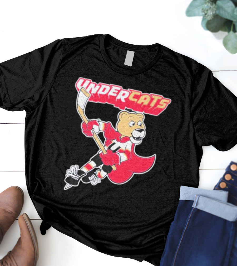 Undercats Florida Panthers Cartoon Hockey Character T-Shirt