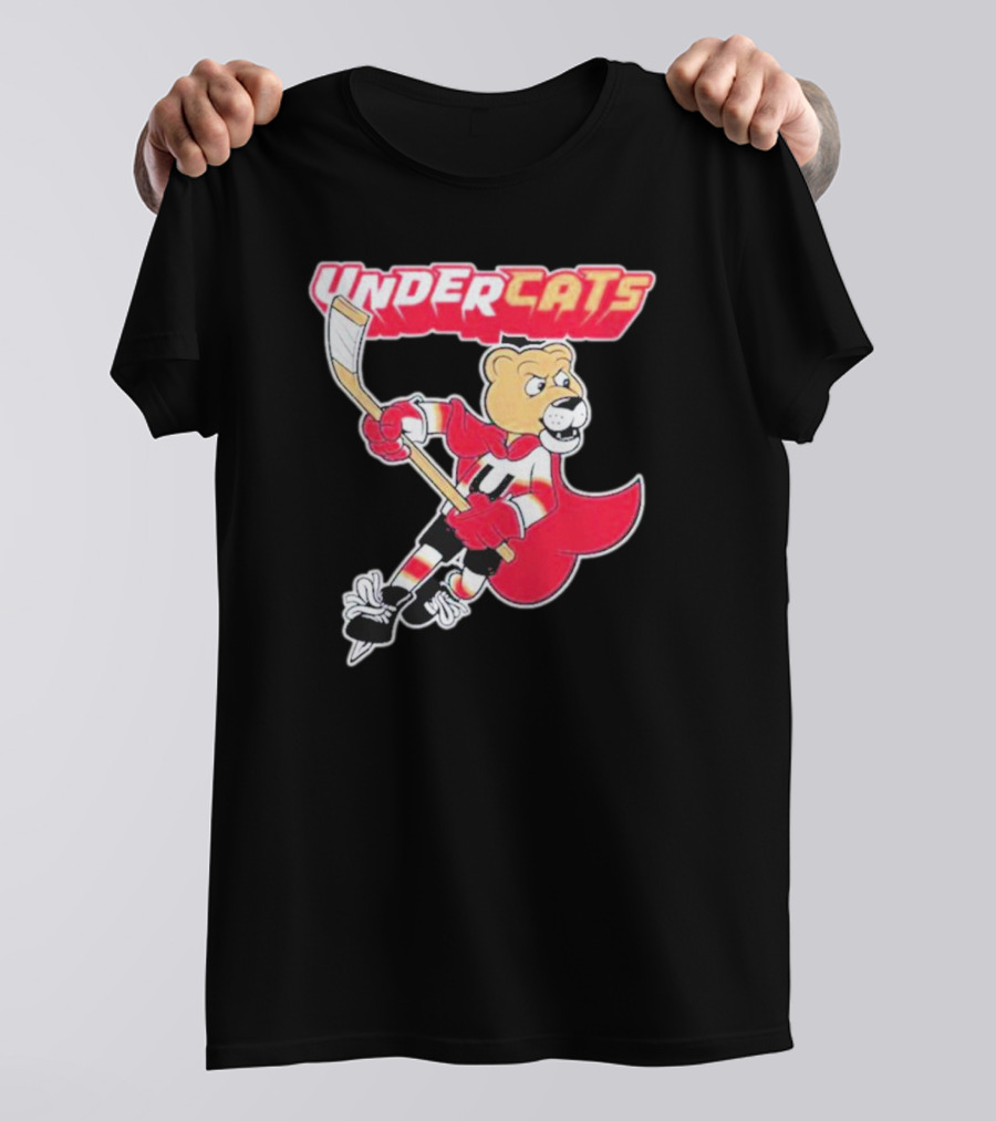 Undercats Florida Panthers Cartoon Hockey Character T-Shirt