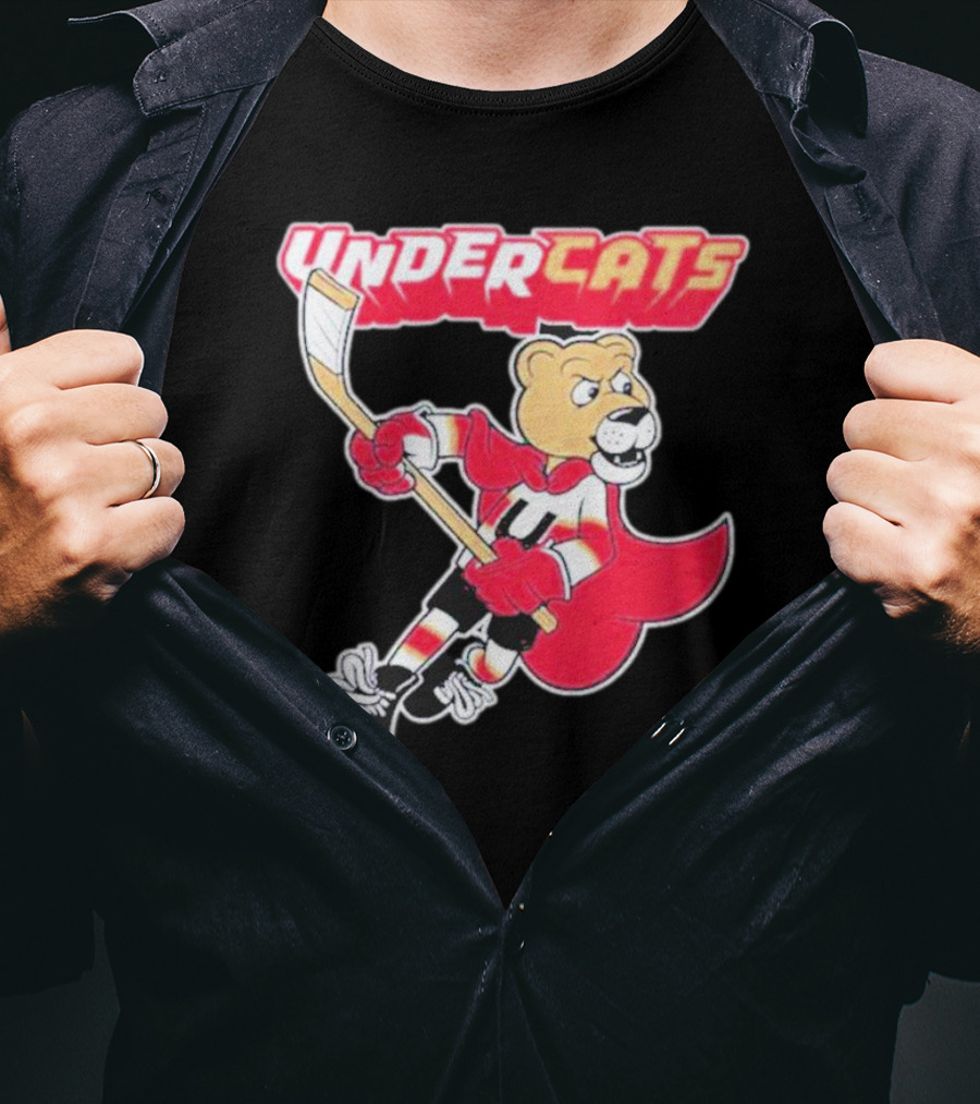 Undercats Florida Panthers Cartoon Hockey Character T-Shirt