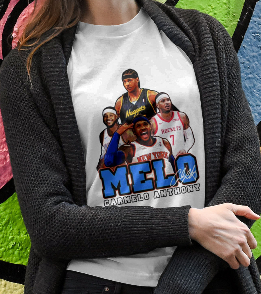 Carmelo Anthony Melo NYC New York Knicks Basketball KnicksTape T-Shirt