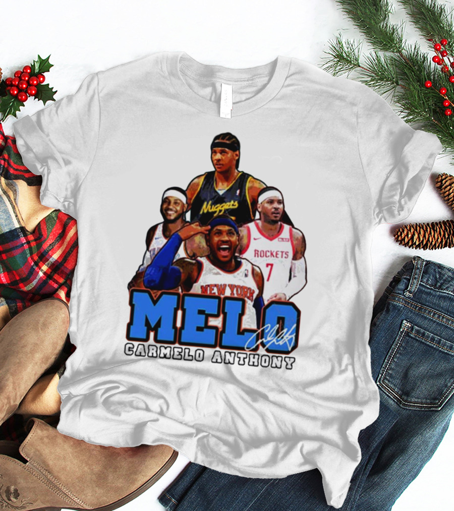 Carmelo Anthony Melo NYC New York Knicks Basketball KnicksTape T-Shirt