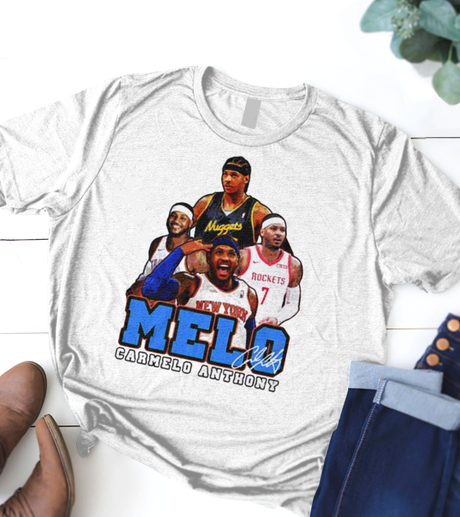 Carmelo Anthony Melo NYC New York Knicks Basketball KnicksTape T-Shirt