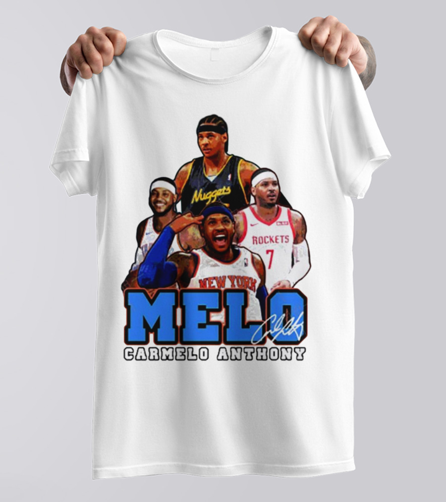 Carmelo Anthony Melo NYC New York Knicks Basketball KnicksTape T-Shirt