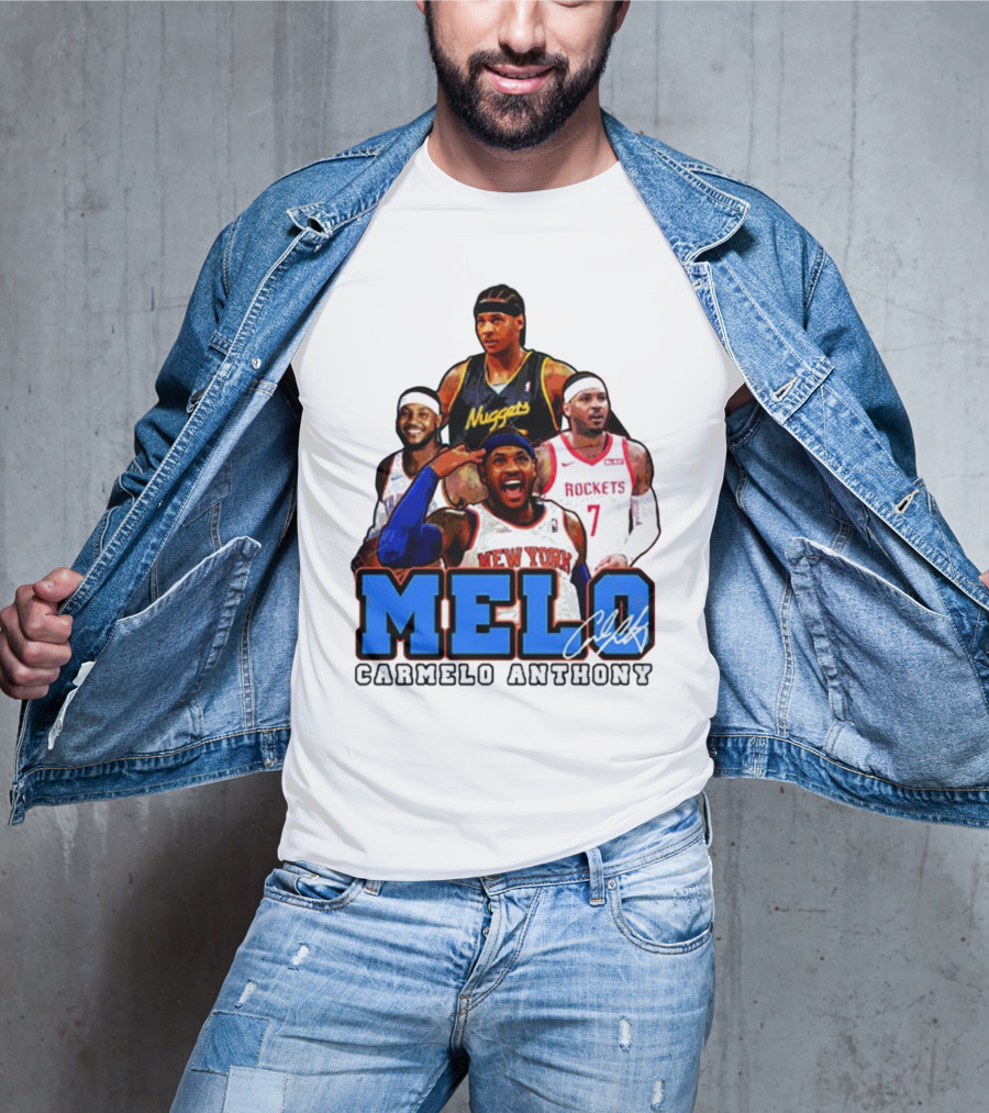 Carmelo Anthony Melo NYC New York Knicks Basketball KnicksTape T-Shirt