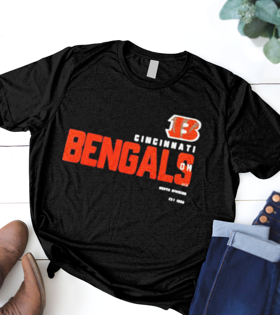 Cincinnati Bengals 13 Ohio Est 1968 Sports Team Tri-Blend T-Shirt