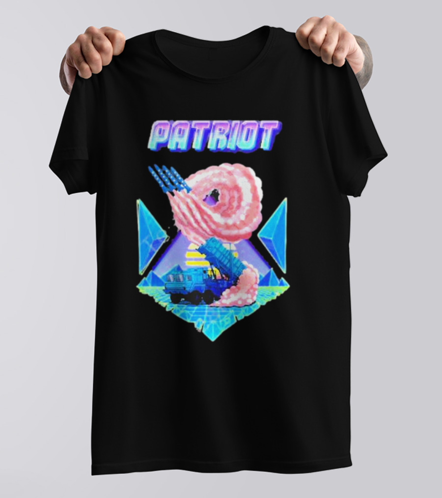 Saint Javelin Patriot Missile Truck Vaporwave Xeon 90s Aesthetic T-Shirt