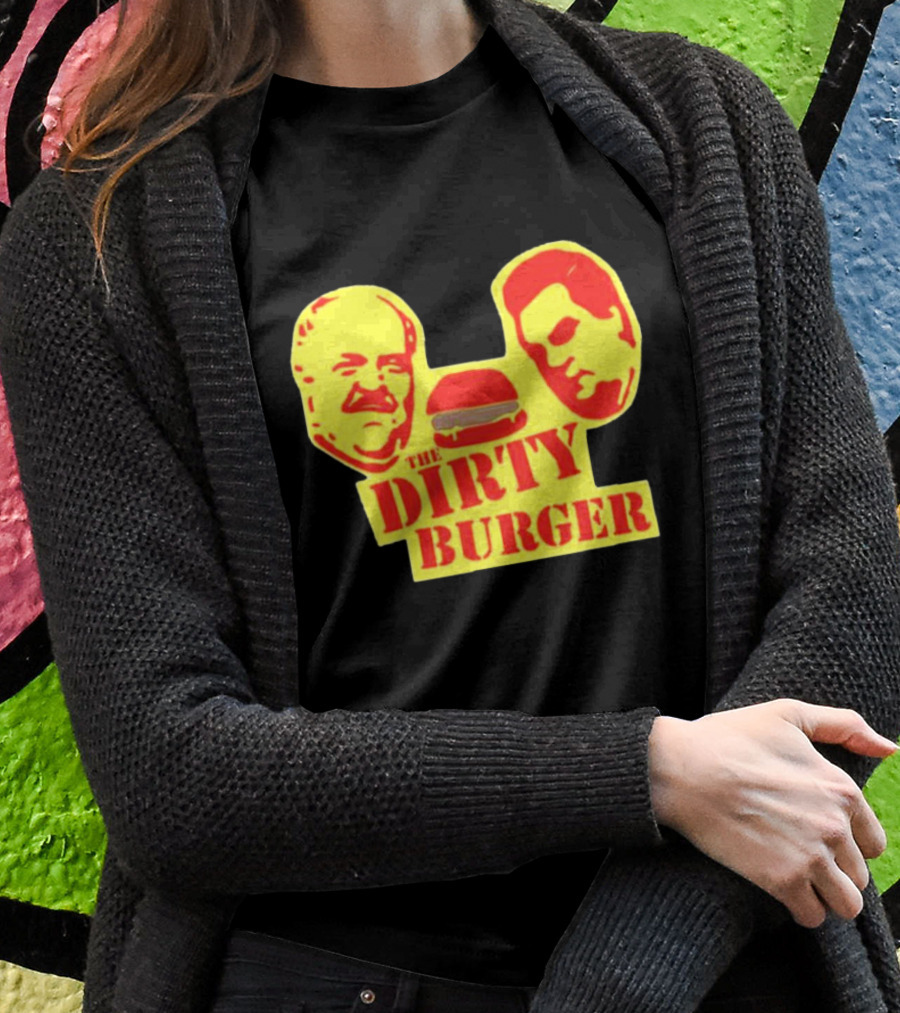 THE DIRTY BURGER Faces And Burger T-Shirt