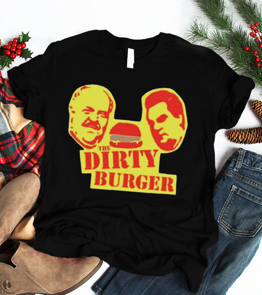 THE DIRTY BURGER Faces And Burger T-Shirt