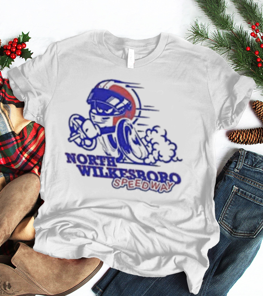 North Wilkesboro Speedway Racing Character T-Shirt