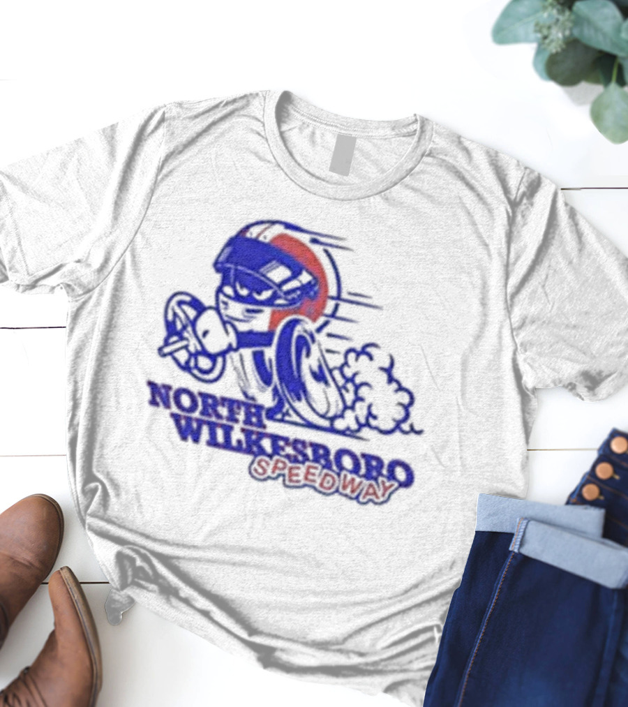North Wilkesboro Speedway Racing Character T-Shirt