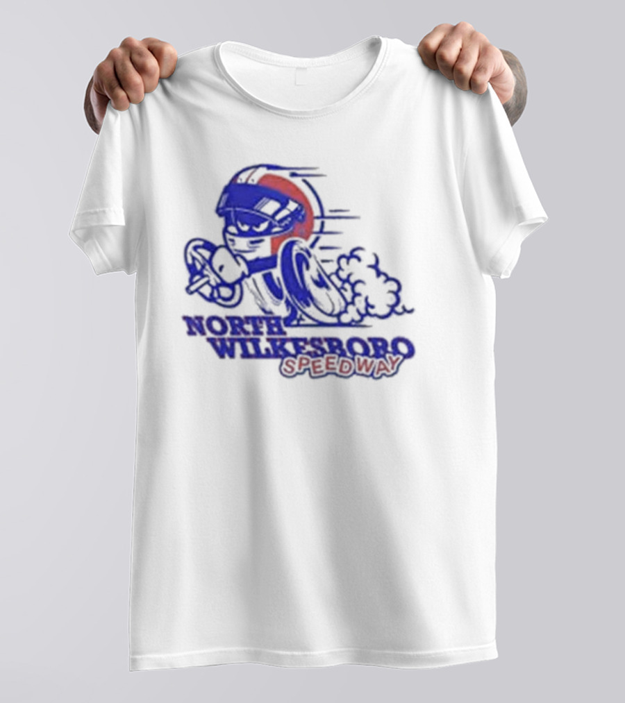 North Wilkesboro Speedway Racing Character T-Shirt