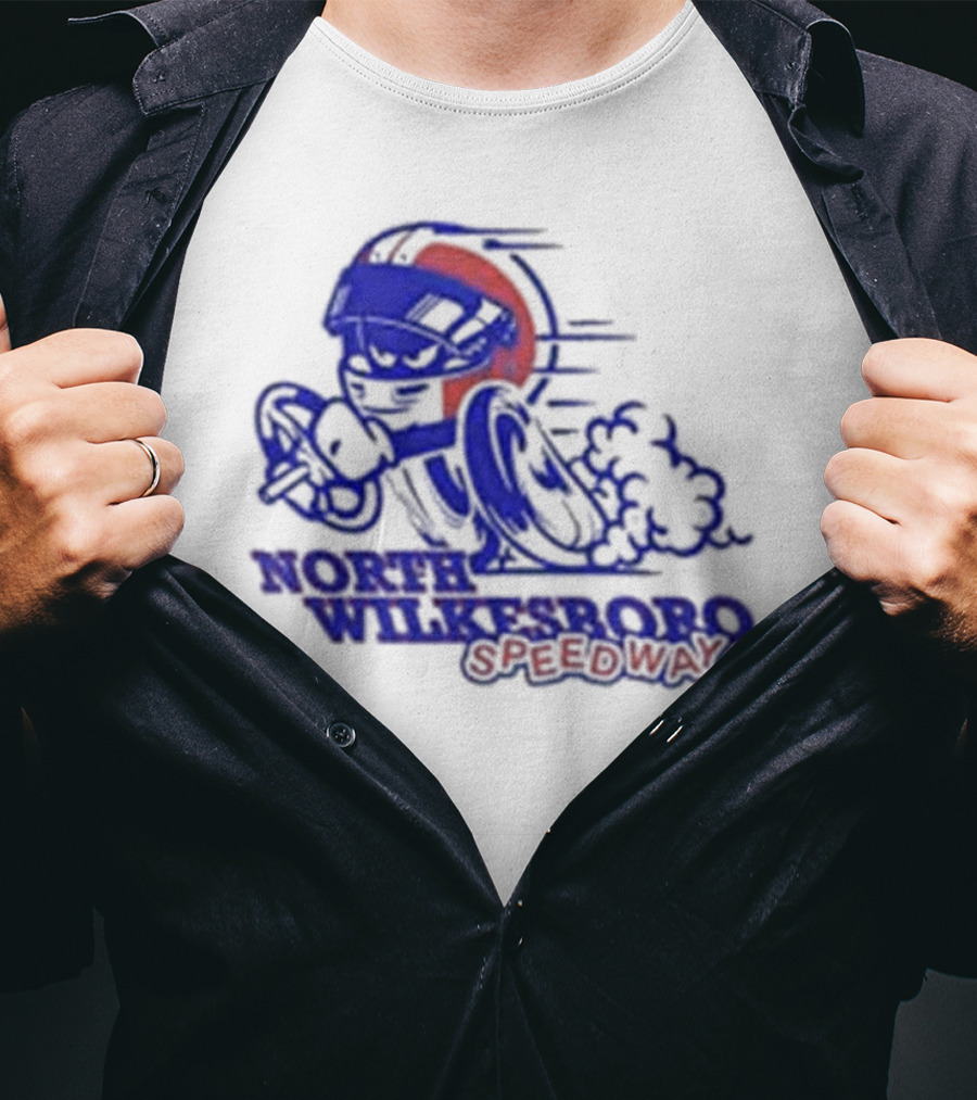 North Wilkesboro Speedway Racing Character T-Shirt