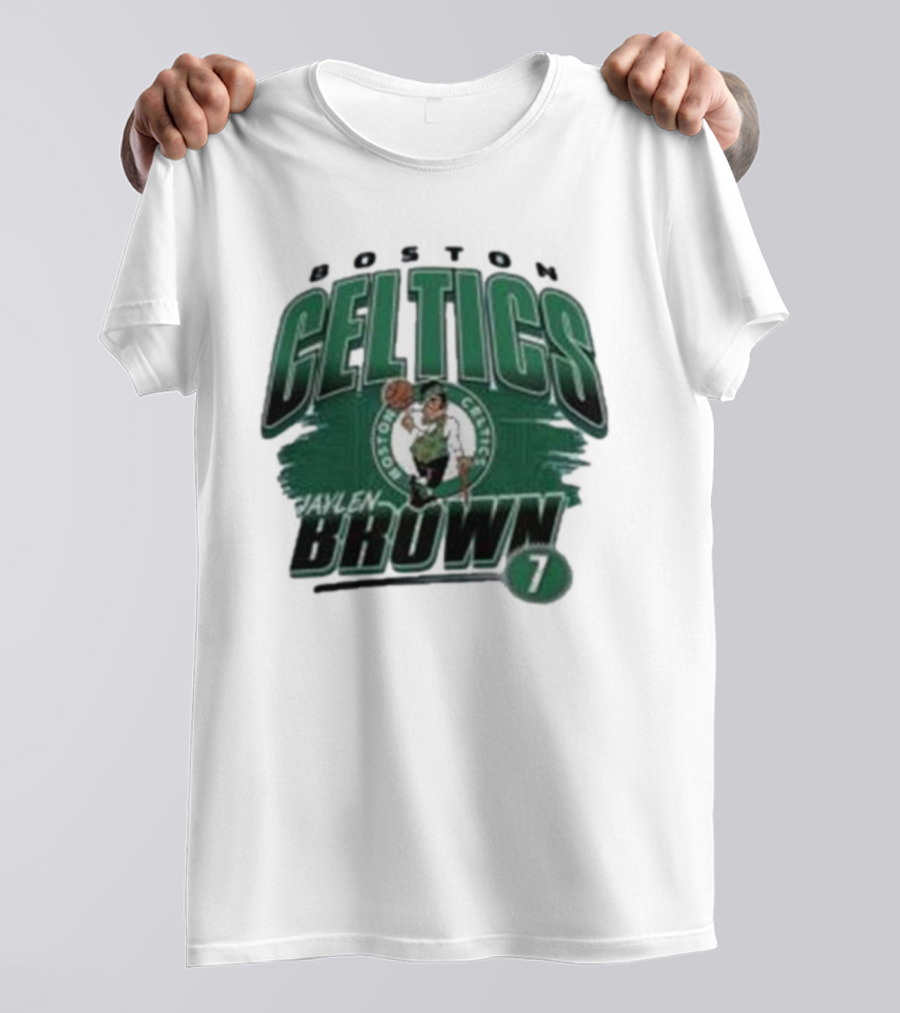 Boston Celtics Jaylen Brown Player Number 7 T-Shirt