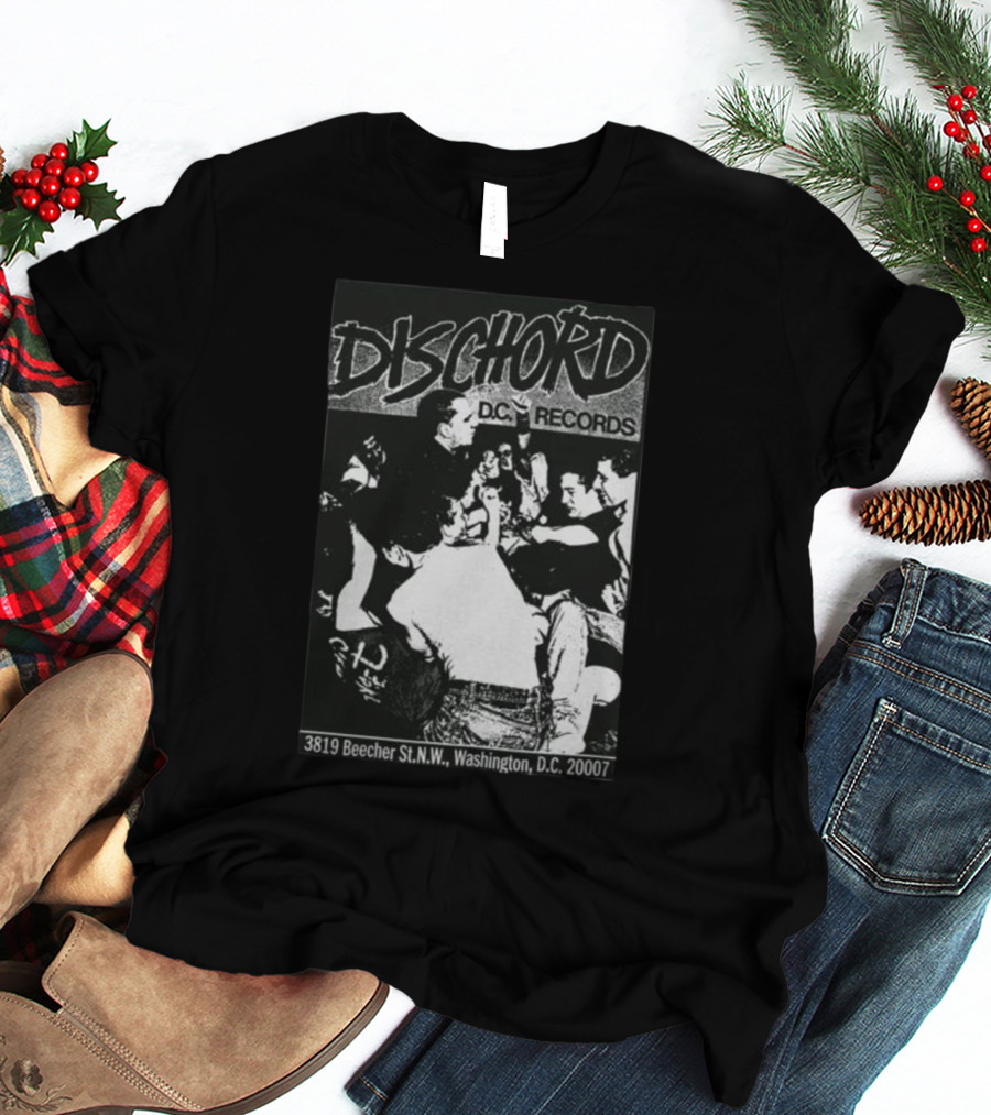 Dischord DC Records 3819 Beecher St NW Washington DC 20007 T-Shirt