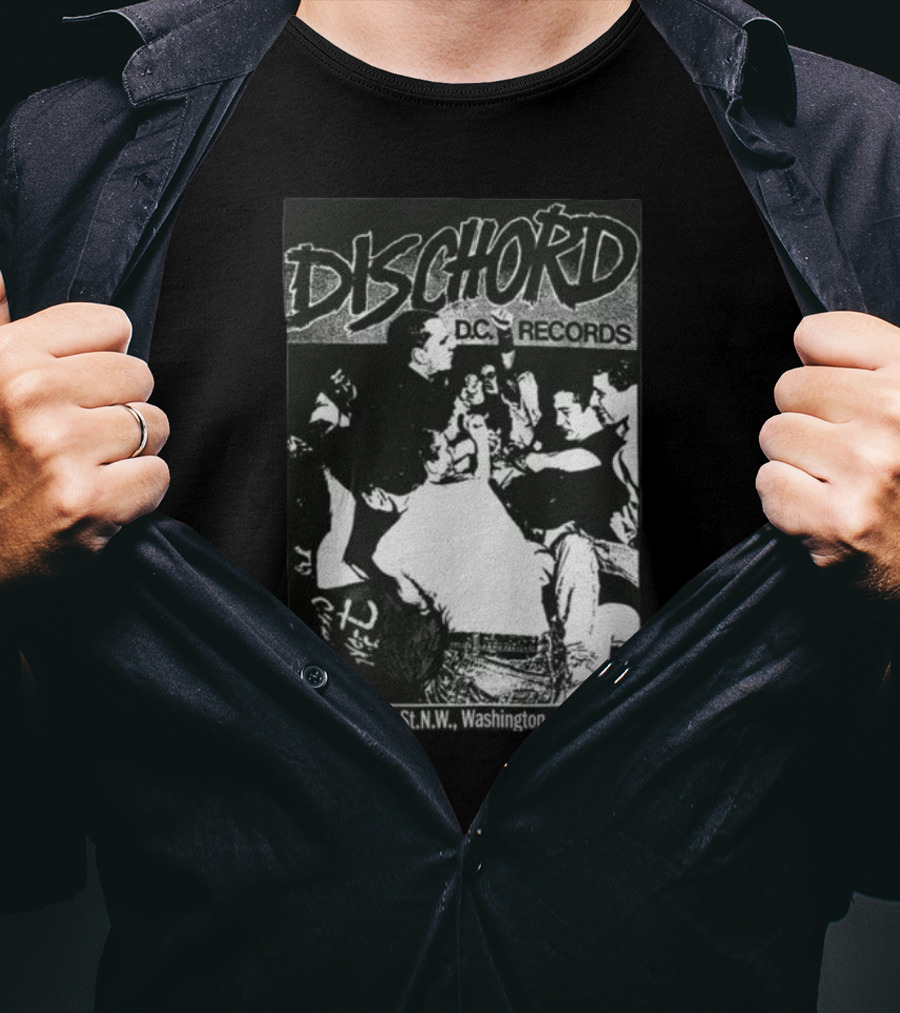Dischord DC Records 3819 Beecher St NW Washington DC 20007 T-Shirt