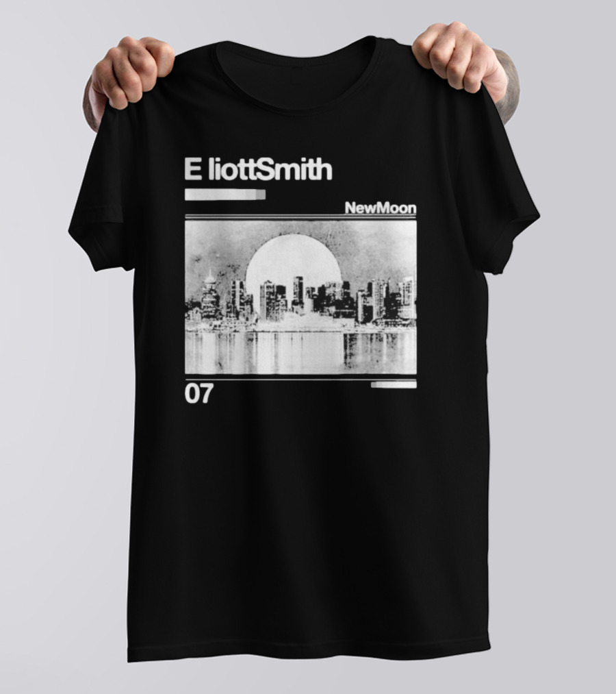 Elliott Smith New Moon 07 Skyline T-Shirt