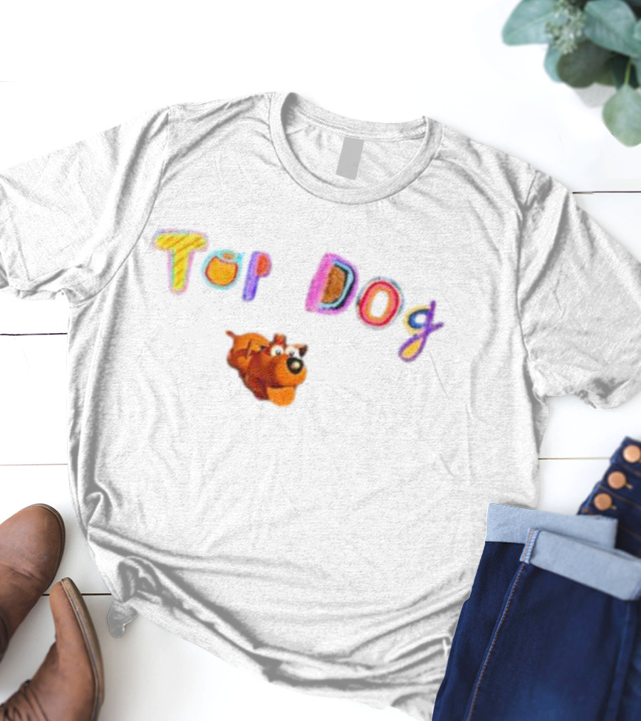 Magdalena Bay Top Dog Colorful Cartoon Canine T-Shirt