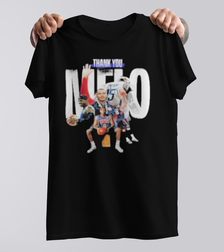 Thank You Melo Basketball Legend Carmelo Anthony T-Shirt