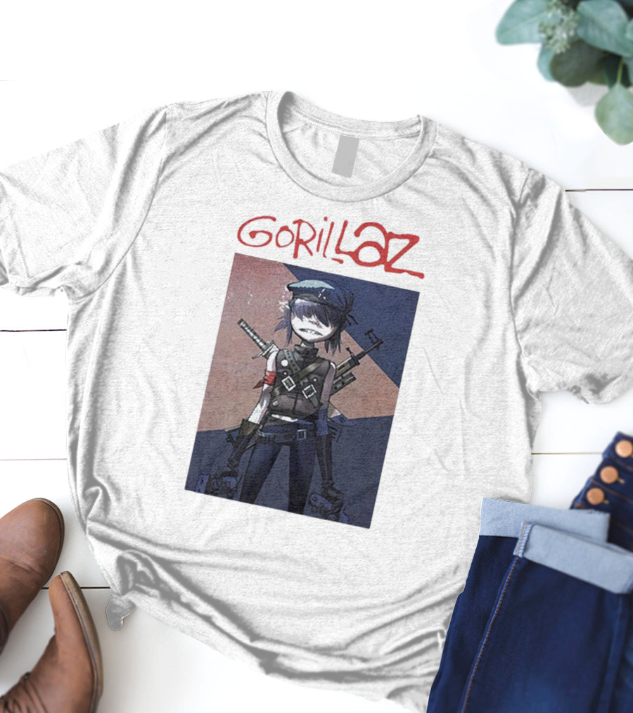 Timothee Chalamet Gorillaz Noodle Character T-Shirt