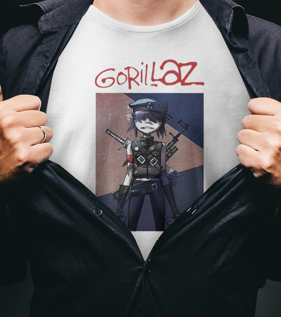Timothee Chalamet Gorillaz Noodle Character T-Shirt