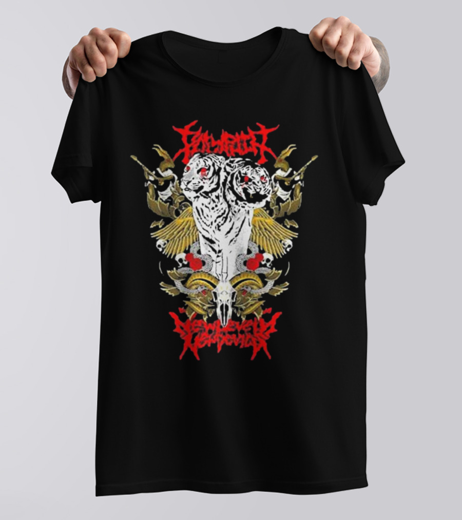 Polyphia Merch Polyphia Tiger New Levels New Devils T-Shirt