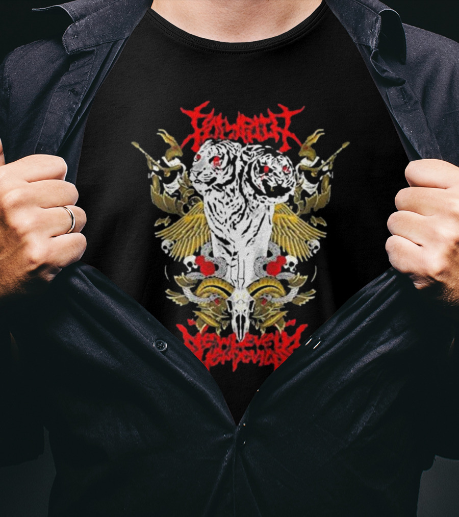 Polyphia Merch Polyphia Tiger New Levels New Devils T-Shirt