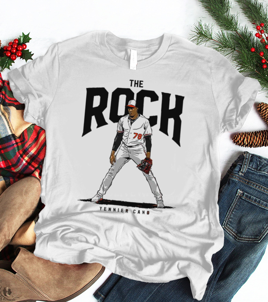 The Rock Yennier Canó 78 Baseball Player T-Shirt