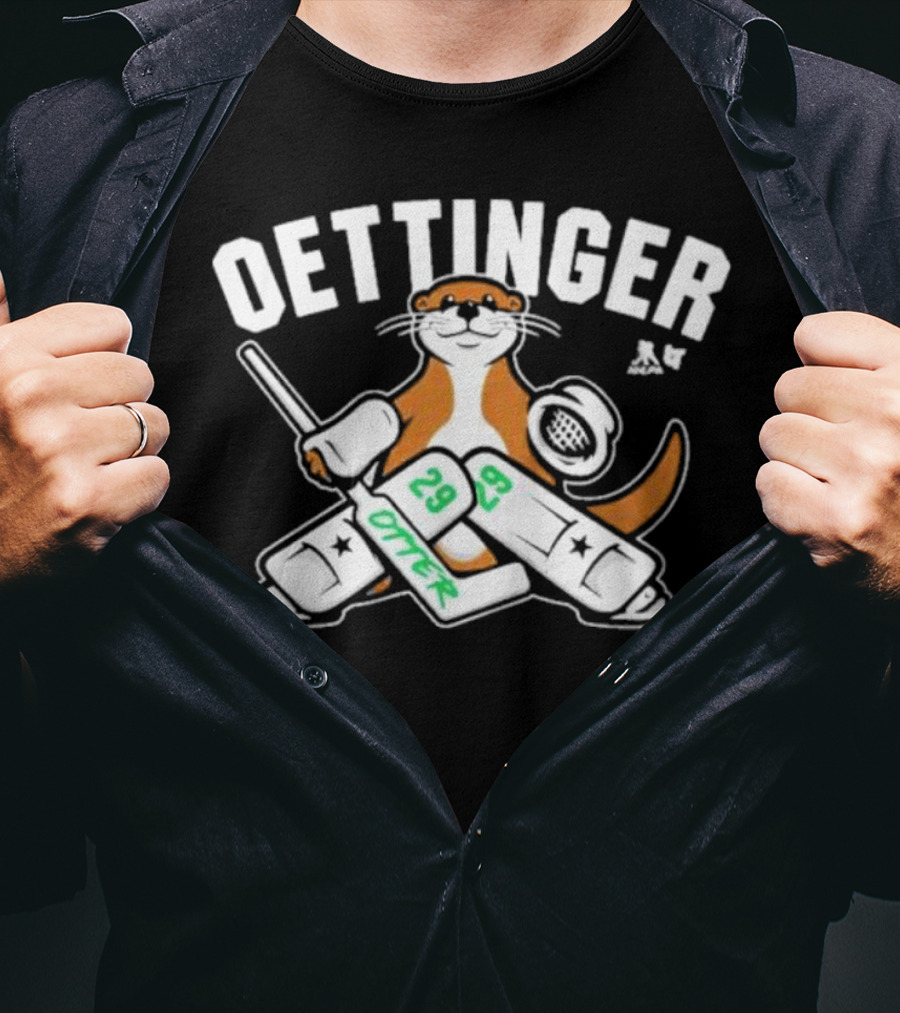 Oettinger 29 Otter Hockey Goalie Gear T-Shirt