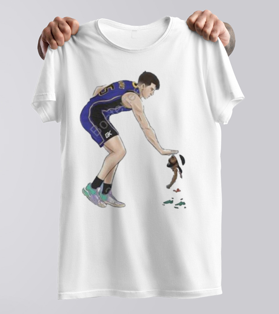 Austin Reaves Too Small NBA Gesture Basketball Play T-Shirt