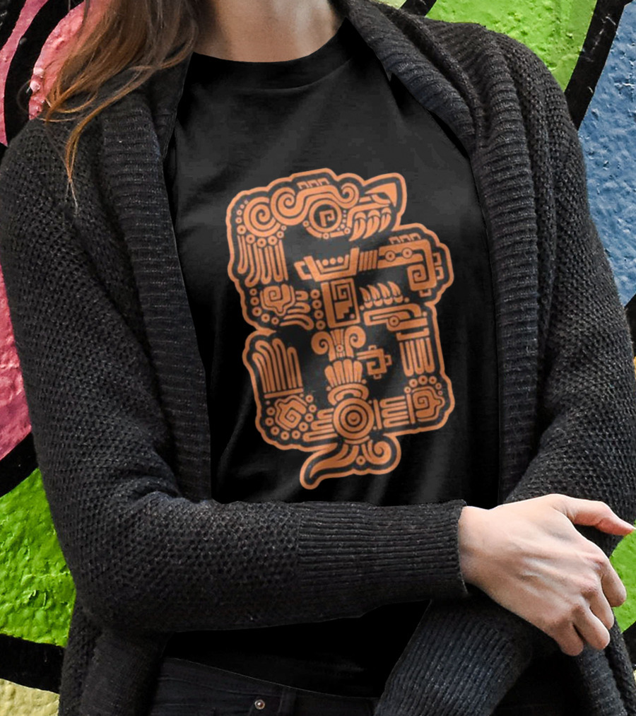 Aztec SF Giants Gigantes Tribal T-Shirt