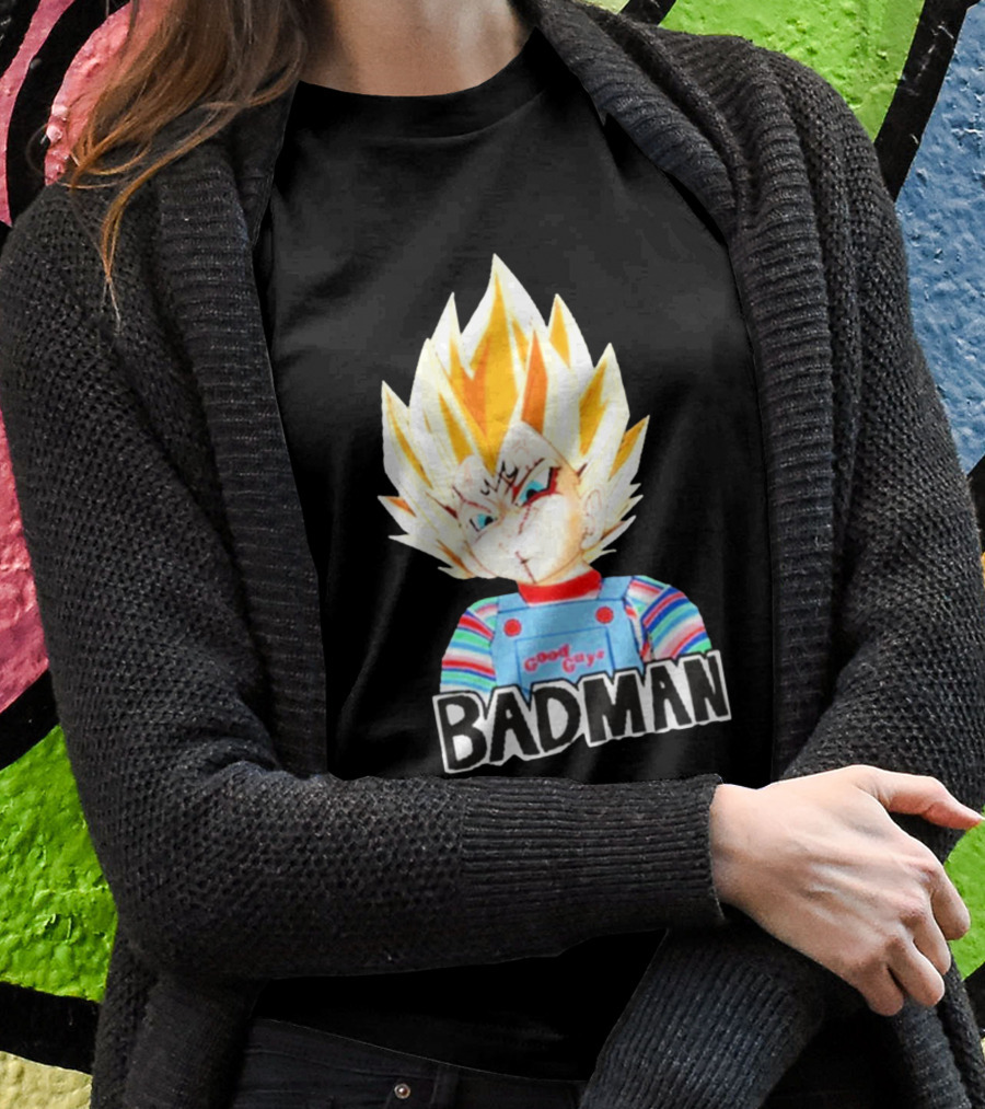 Badman Good Guy Vegeta Chucky Combo T-Shirt