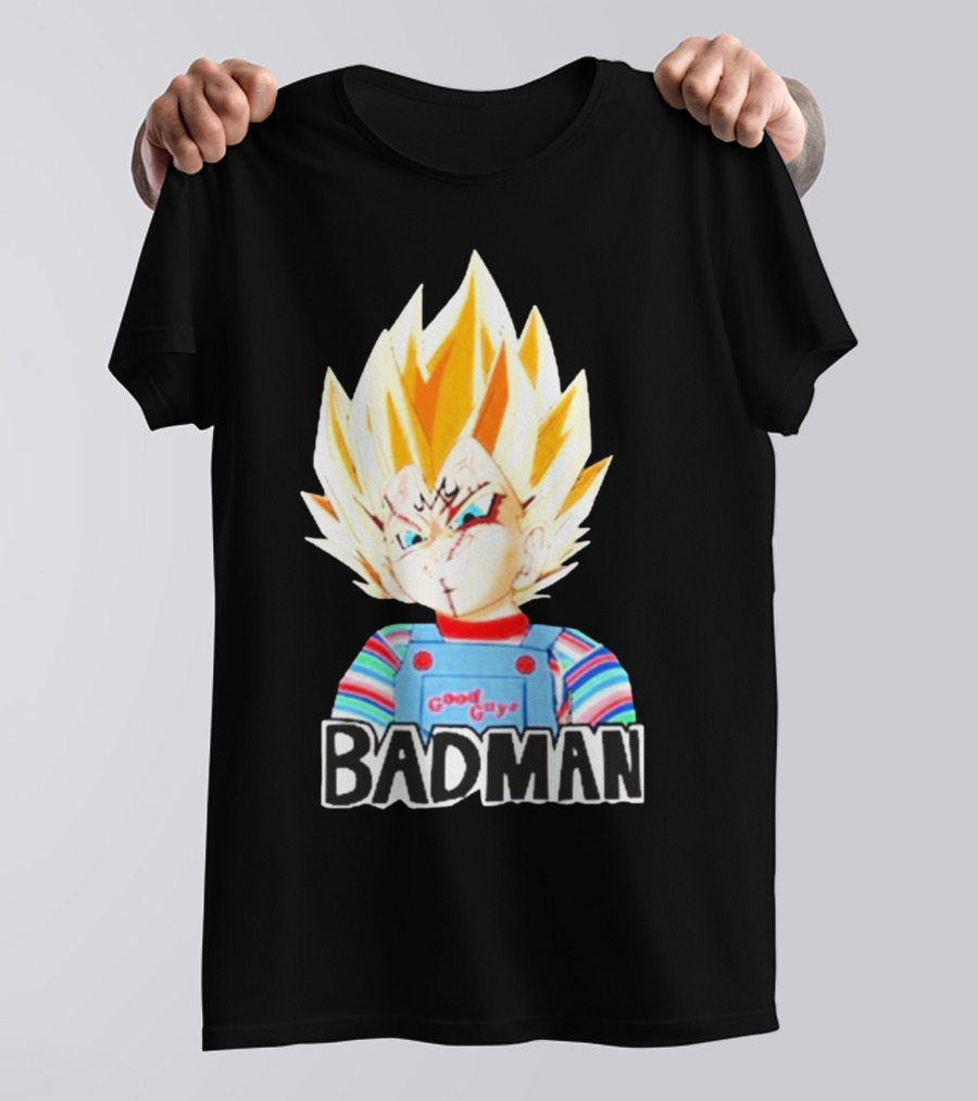 Badman Good Guy Vegeta Chucky Combo T-Shirt