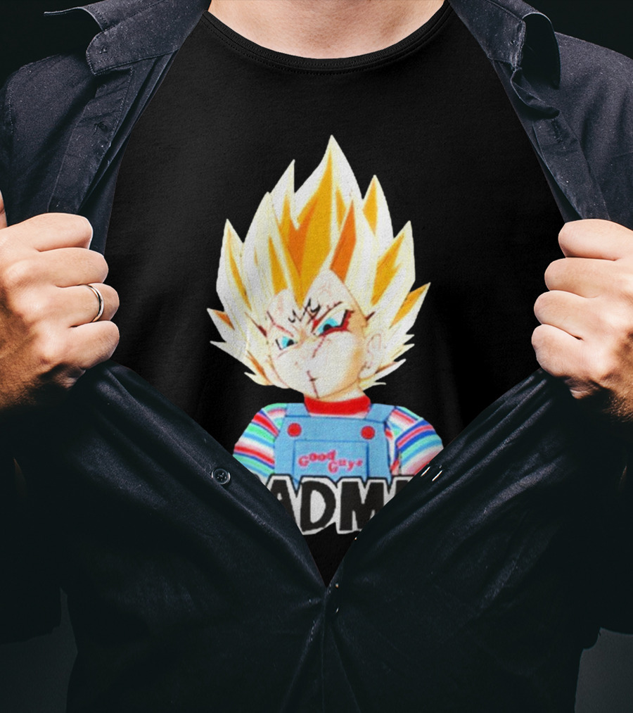 Badman Good Guy Vegeta Chucky Combo T-Shirt