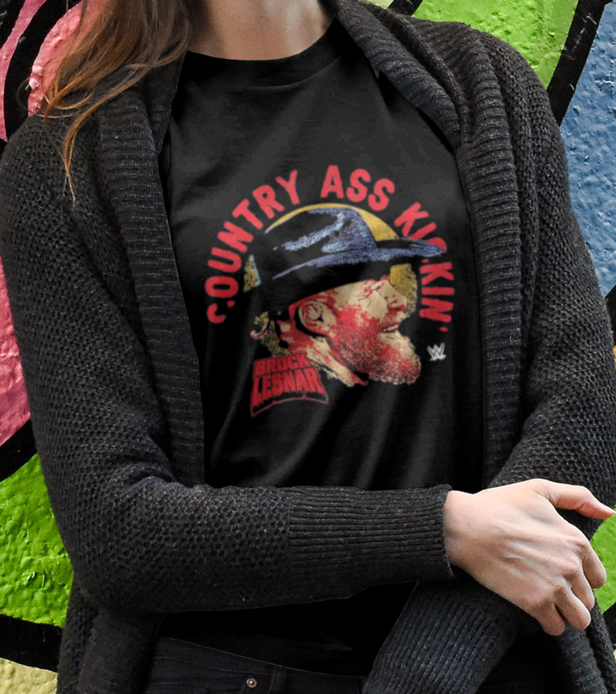 Brock Lesnar Country Ass Kickin' WWE Cowboy Hat T-Shirt