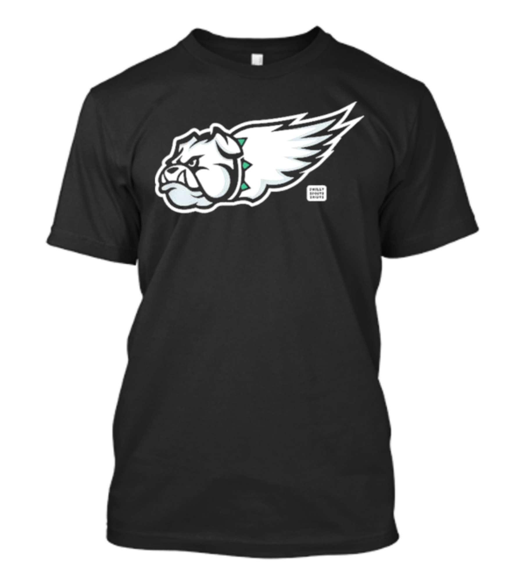Eagles Georgia North Bulldog Wing Hybrid T-Shirt