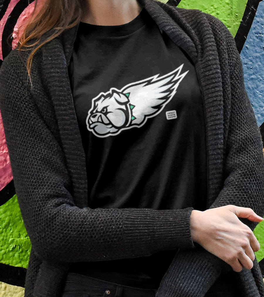 Eagles Georgia North Bulldog Wing Hybrid T-Shirt