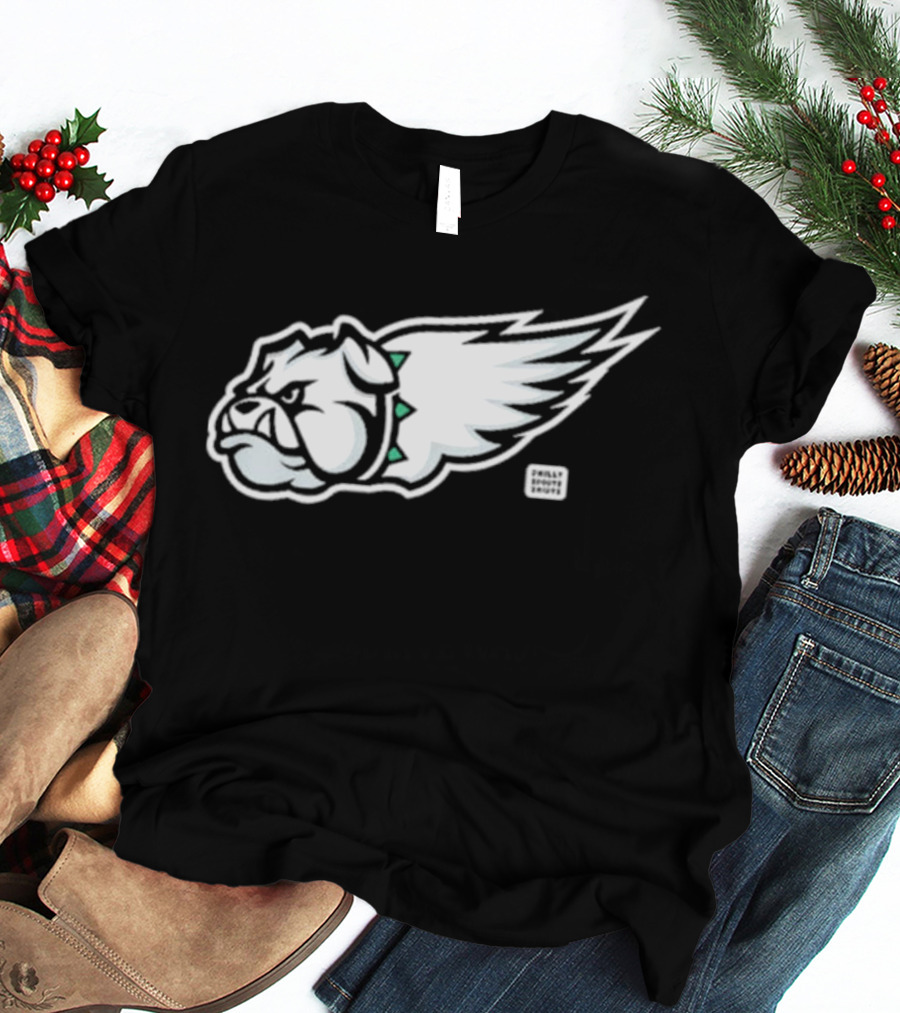 Eagles Georgia North Bulldog Wing Hybrid T-Shirt