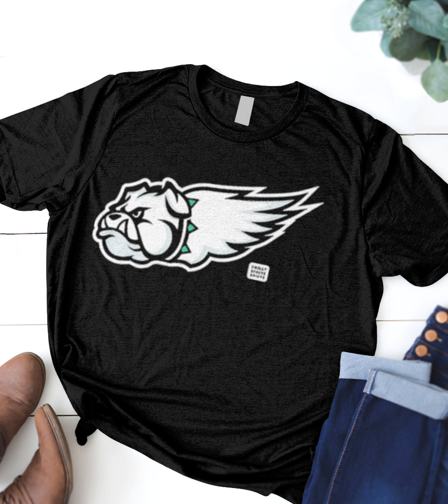 Eagles Georgia North Bulldog Wing Hybrid T-Shirt