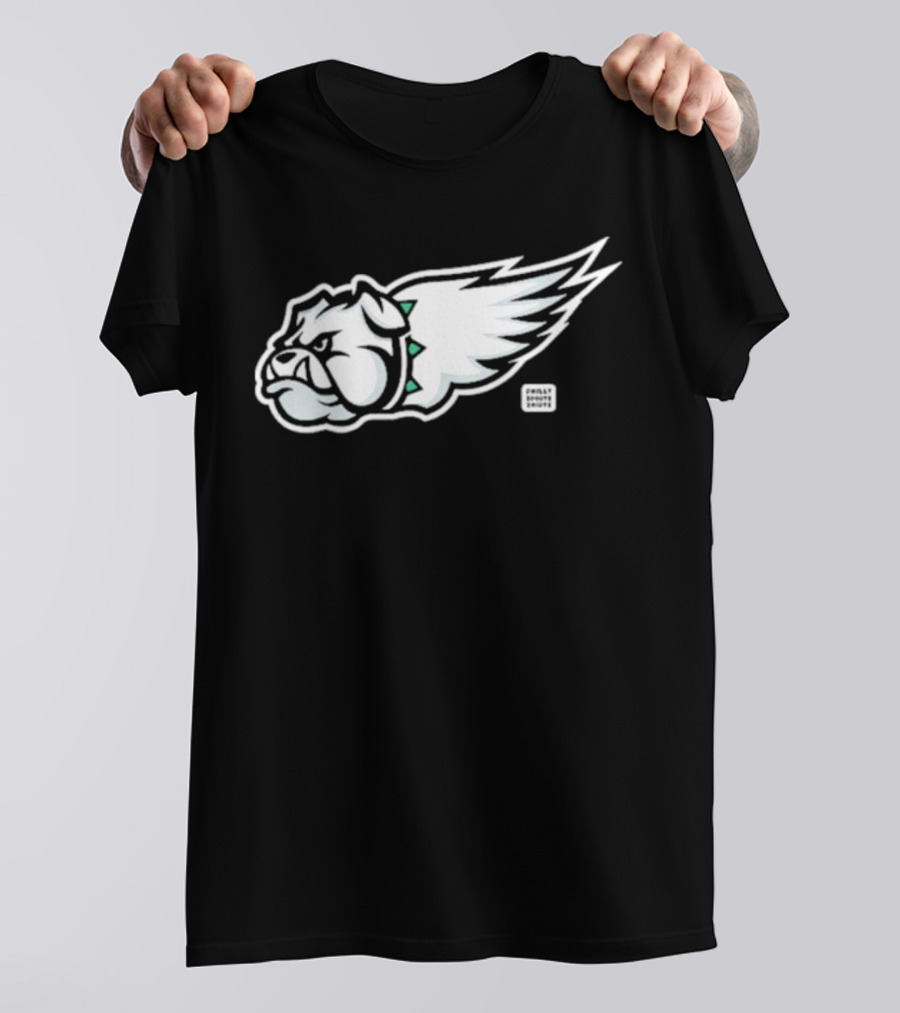 Eagles Georgia North Bulldog Wing Hybrid T-Shirt