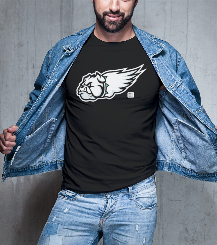 Eagles Georgia North Bulldog Wing Hybrid T-Shirt