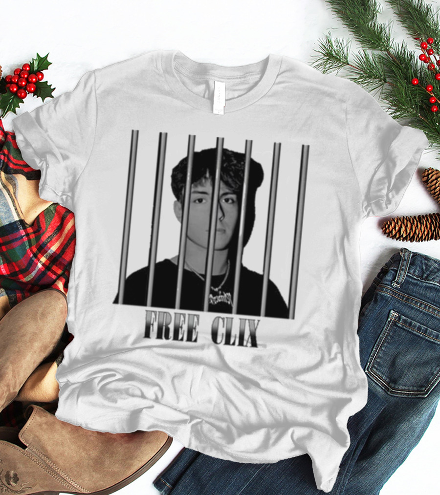 Free Clix Jail Bars T-Shirt