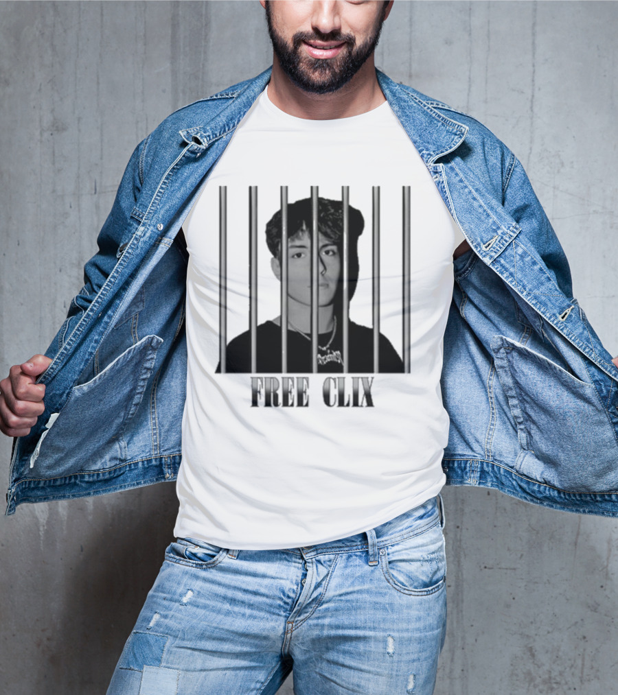 Free Clix Jail Bars T-Shirt
