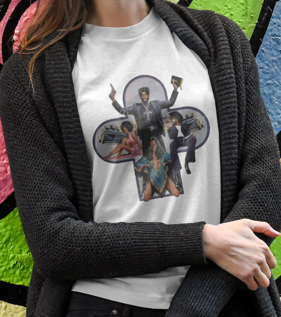 Jpegmafia And Danny Brown Blaxploitation-Inspired Imagery With Iconic 70s Aesthetic T-Shirt