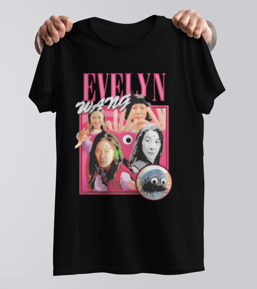 Evelyn Wang Everything Everywhere Multiverse Collage T-Shirt